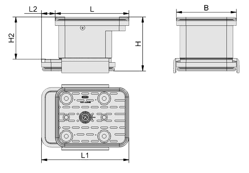 10.01.12.00445 Вакуумная подушка VCBL-K2 140x115x100 Schmalz – слайд 2