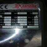 4-075-01-1397 АС ДВИГАТЕЛЬ 0,8KW 400V 200 HZ HSK25R HAN Homag C041 Teknomotor