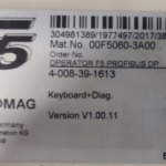 4-008-39-1613 Блок ввода данных F5/PROFIBUS DP Homag 00F5060-3A00 KEB