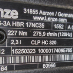 G50BB160MHBR3C00 Двигатель замена для GKS06-3AHBR17NC35 Lenze