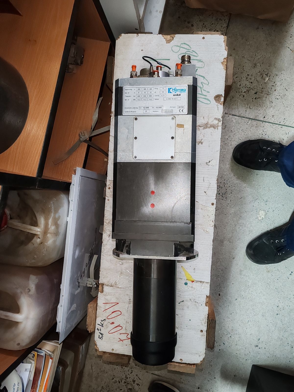 2-056-16-0271 Фрезеровальный агрегат BAZ 14,5KW GEREGELT Homag   – слайд 2