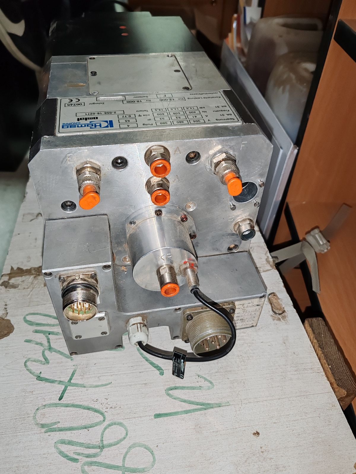 2-056-16-0271 Фрезеровальный агрегат BAZ 14,5KW GEREGELT Homag   – слайд 3