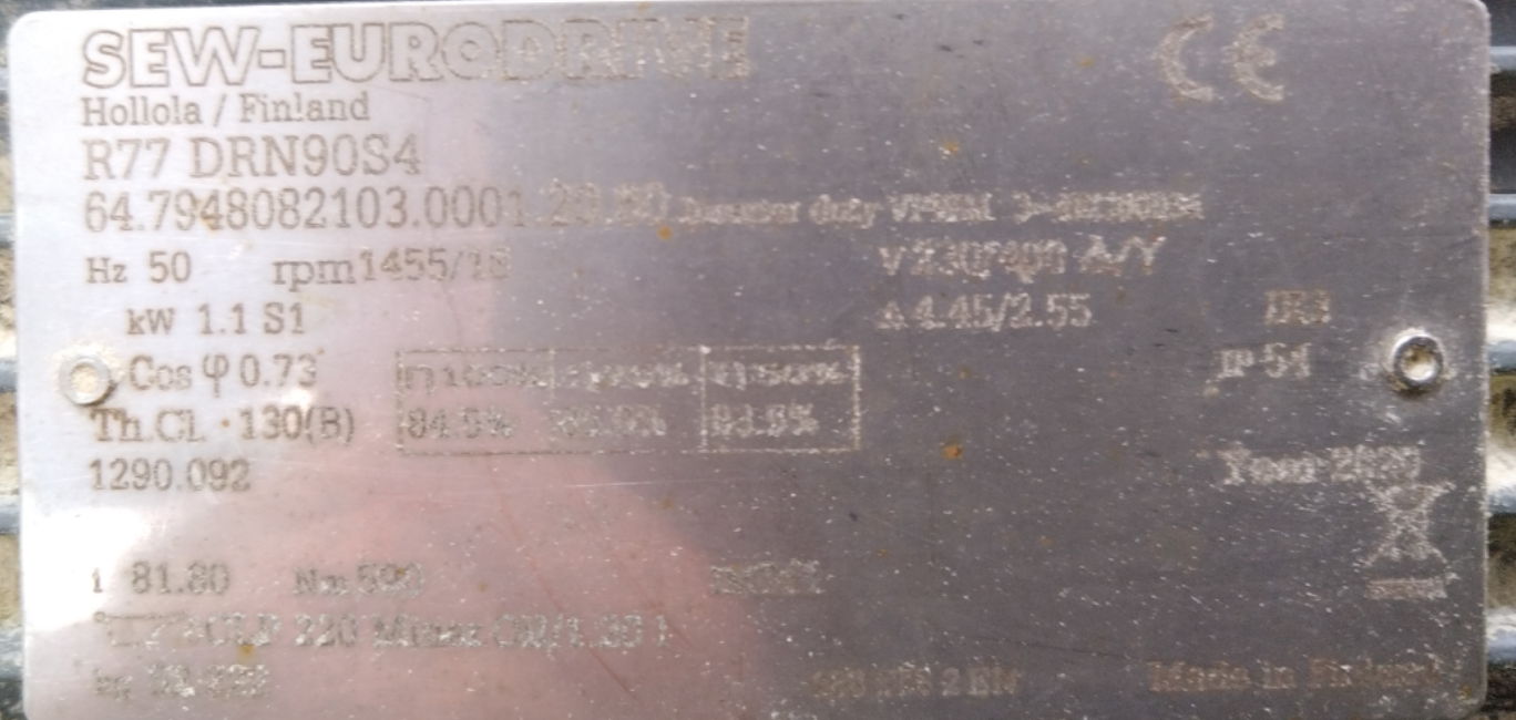 R77 DRN90S4 Двигатель SEW