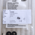 14403509 Клапан сброса заменен на 14403590 BeA