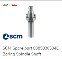 0385030594C Шпиндель конический короткий L=36MM CONICO D.12ACC. NG2/PB SCM