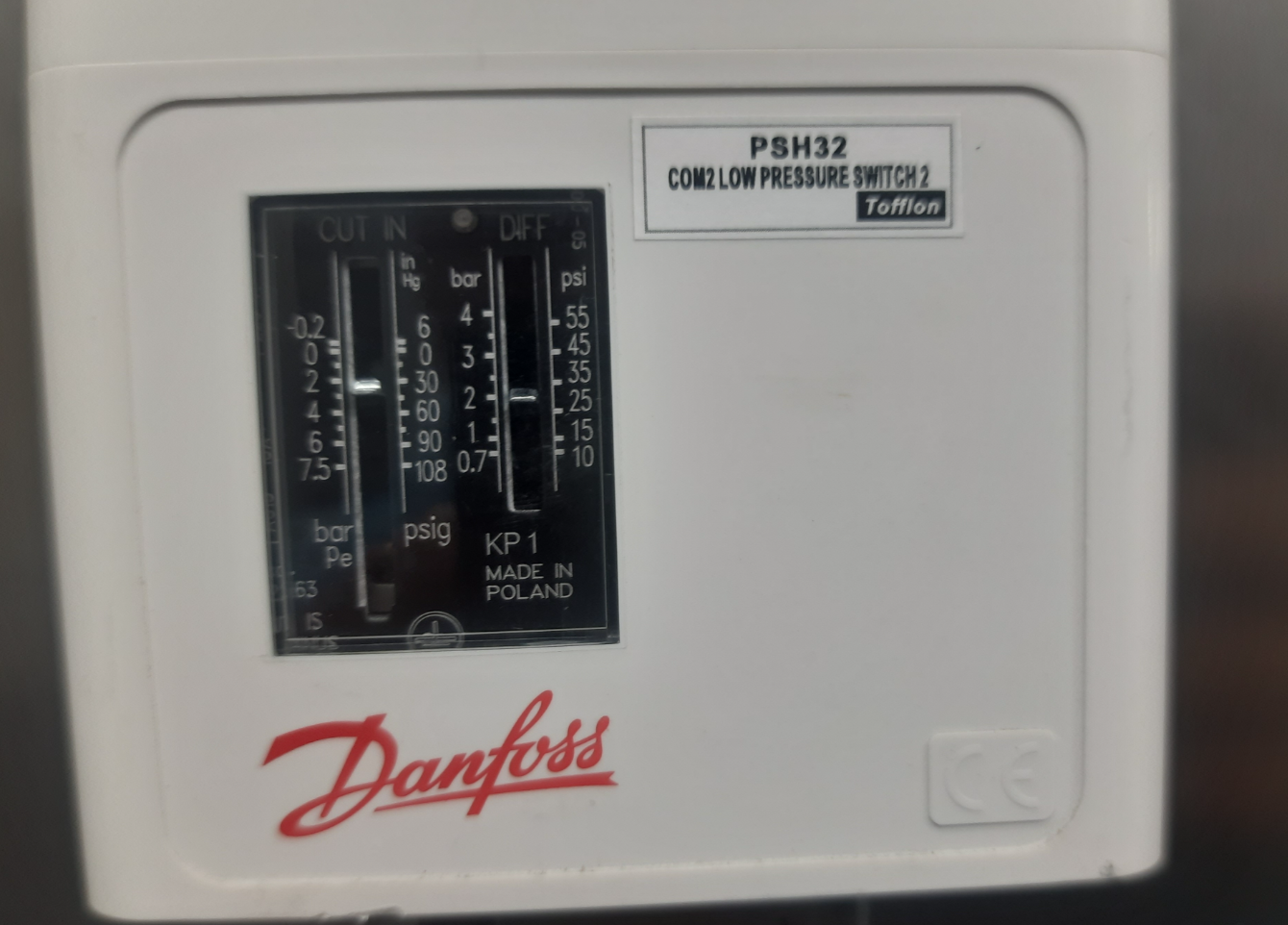 060-110191 Реле низкого давления KP 1 DANFOSS