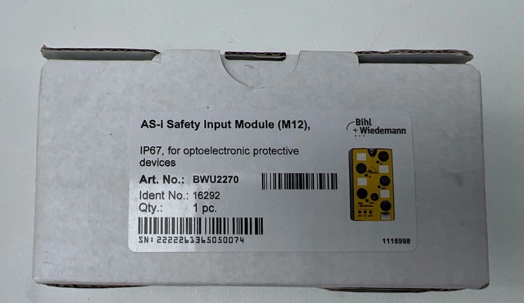 BWU2270 Модуль AS-i Satety Input module Bihl Wiedemann