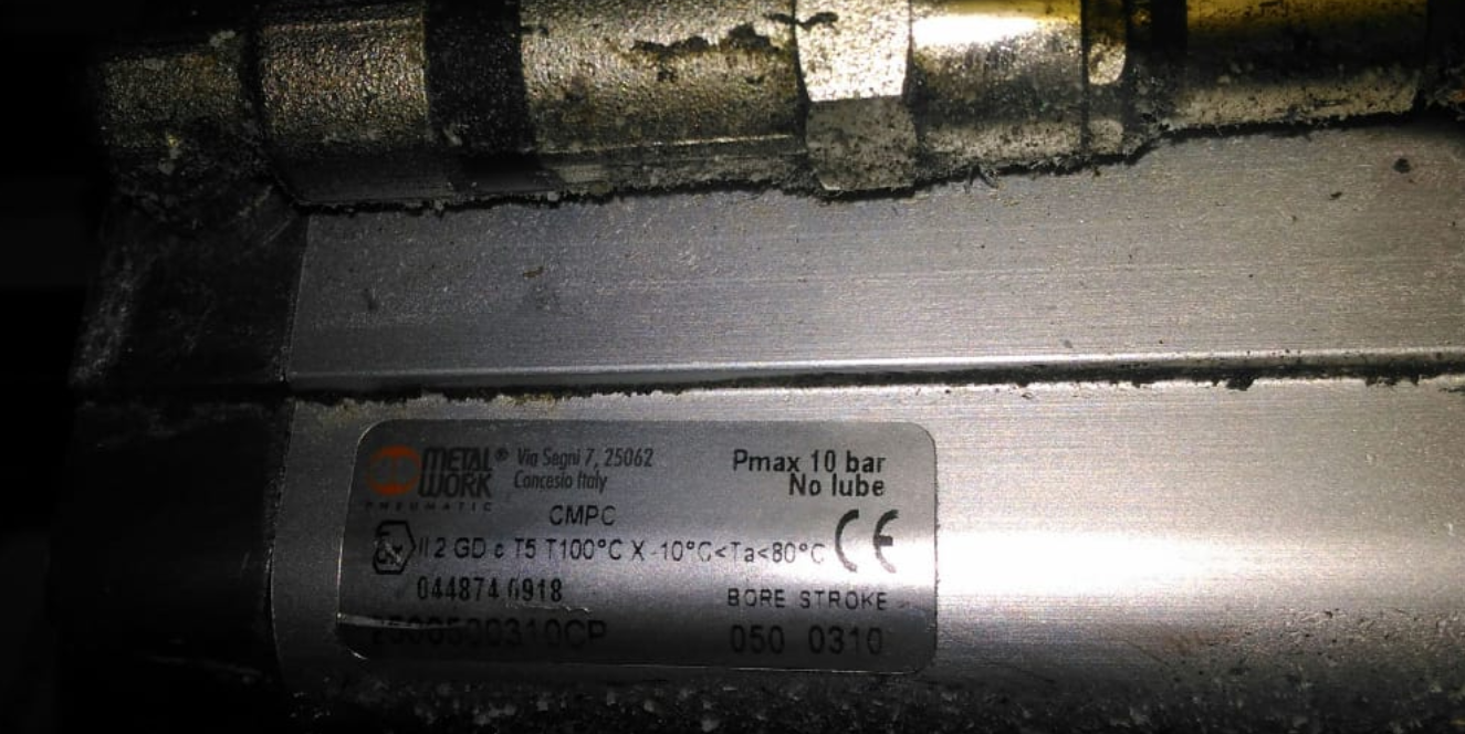 2500500310CP Пневмоцилидр Metalwork