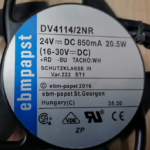 DV4114/2NR Вентилятор 24V 850mA 20,5W Ebmpapst