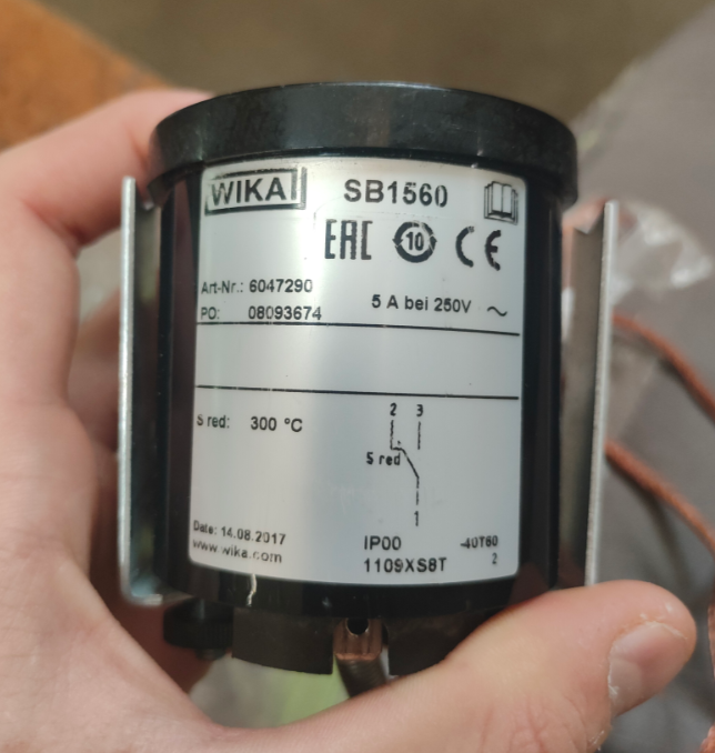 SB1560 Термопредохранитель WIKA